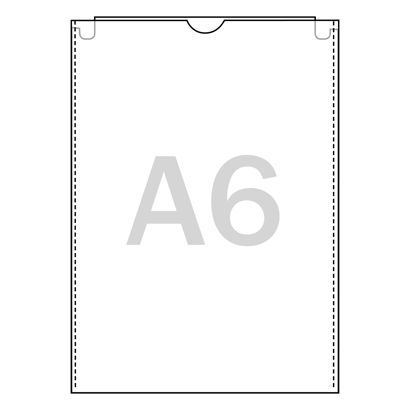 Dokumentenhüllen, transparent A6