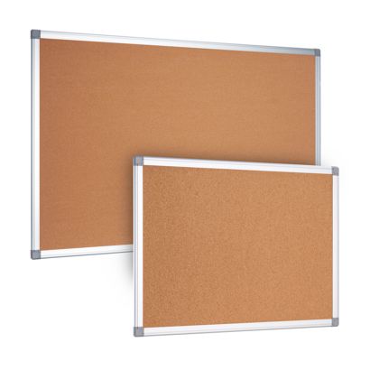 Pinnwand Kork mit Aluminiumrahmen 