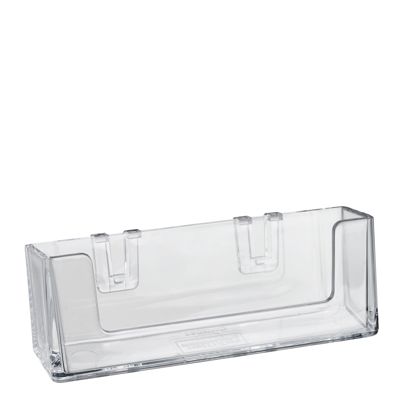 Visitenkartenhalter Clip, 1 Fach, Querformat, Polystyrol, Taymar 