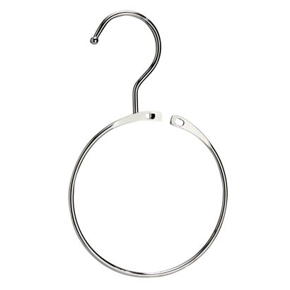 Warenringe mit Haken, 85 mm, vernickelt 