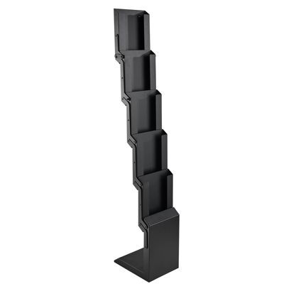 Prospektständer CONCORD faltbar, 5x A4 mit Tasche 