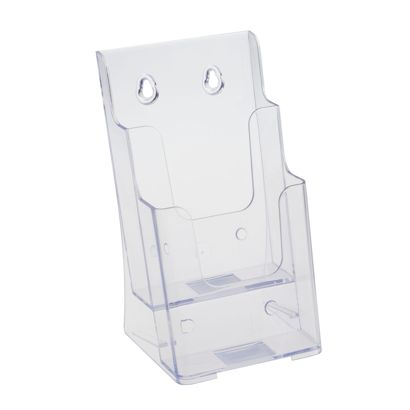 Prospekthalter Wand/ Stand, Polystyrol, transparent PTXC 2 x 1/3 A4
