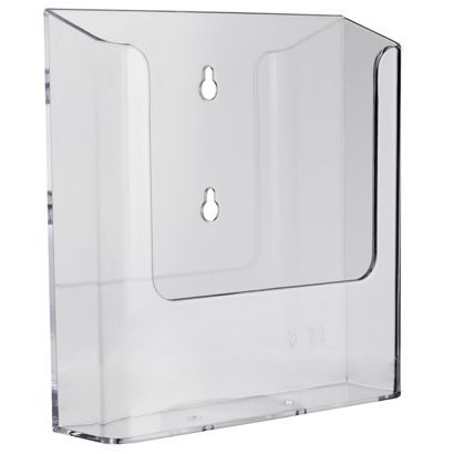Wandprospekthalter, Polystyrol, transparent PTXD, 1 x A5  | transparent 