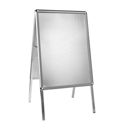 Kundenstopper A1 Outdoor SOLID-STOP 32 mm | Rondo  | silber 