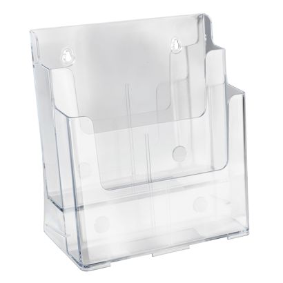 Prospekthalter Wand/ Stand, Polystyrol, transparent PTXC 2 x A4