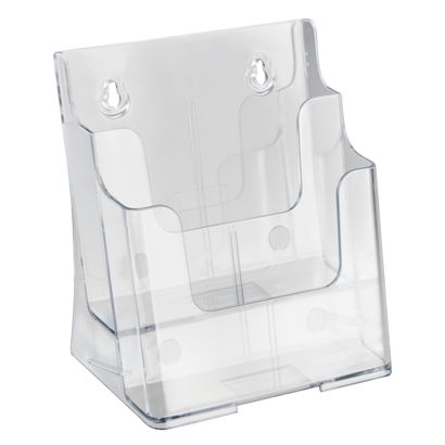 Prospekthalter Wand/ Stand, Polystyrol, transparent PTXC 2 x A5