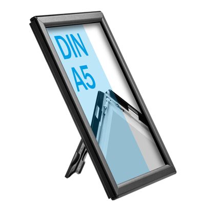Klapprahmen A5 Opti Frame, mit Rückenstütze schwarz