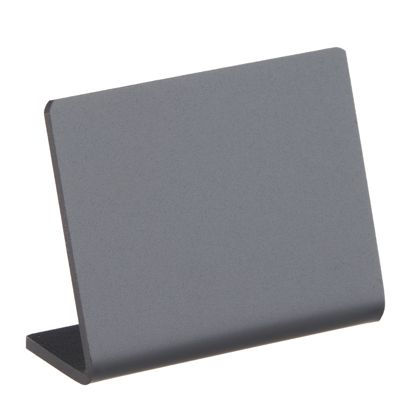 L-Aufsteller Kreidetafel, schwarz Querformat | 50 x 40 mm