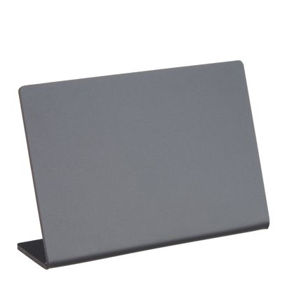 L-Aufsteller Kreidetafel, schwarz Querformat | 100 x 70 mm