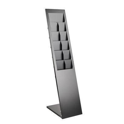 Prospektständer PLANAR, 6x A4 schwarz 