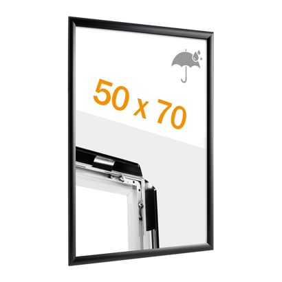 Klapprahmen B2 wetterfest, schwarz schwarz