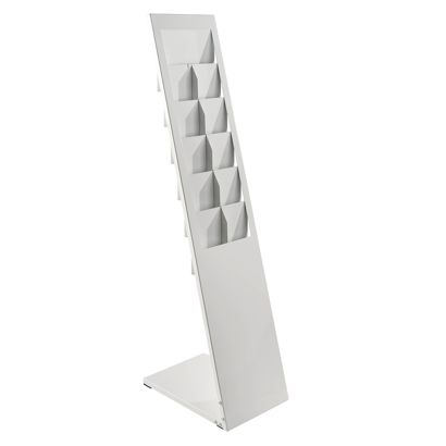 Prospektständer PLANAR, 6x A4 weiß