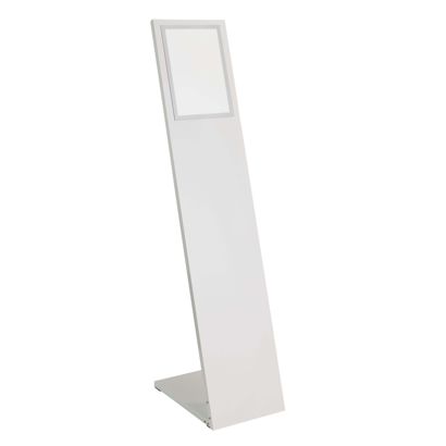 Infoständer A4 PLANAR mit Magnetrahmen weiß 