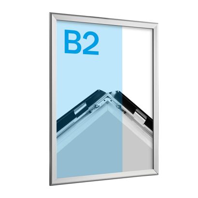 Klapprahmen B2 Standard Gehrung | silber | 32 mm