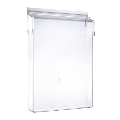 Prospektbox wetterfest mit Deckel, robust A4
