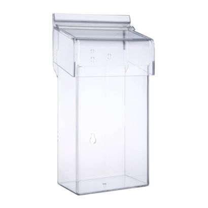 Prospektbox wetterfest mit Deckel, extra tief, robust 1/3 A4 