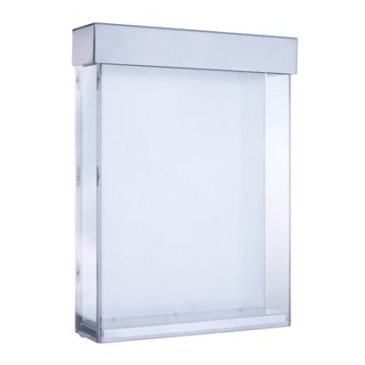 Prospektbox wetterfest mit Deckel, Indisplay Shieldbox, extrem robust A4
