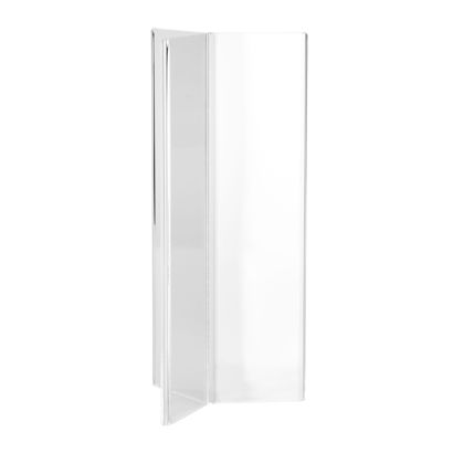 Speisekartenhalter, Acryl, sternförmig 1/2 DL (53 x 210 mm)