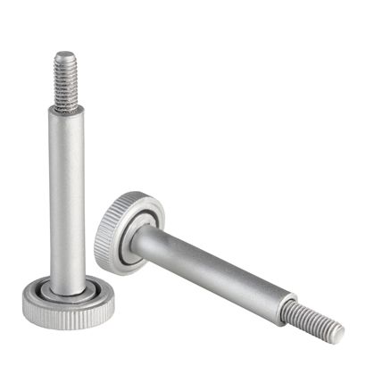 Auflageschrauben für mobile Staffelei aus Aluminium silber