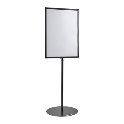 Plakatständer A1, höhenverstellbar, schwarz schwarz