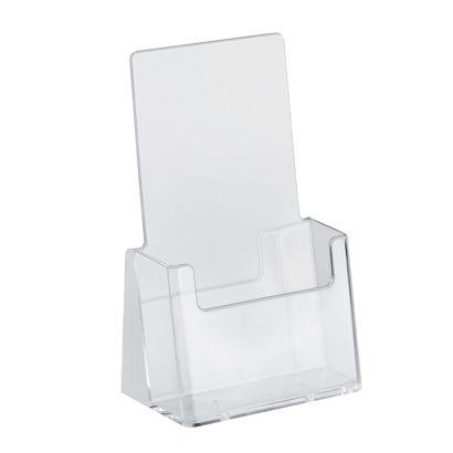 Prospekthalter, Polystyrol, Taymar 1 x 1/3 A4  | Hochformat 
