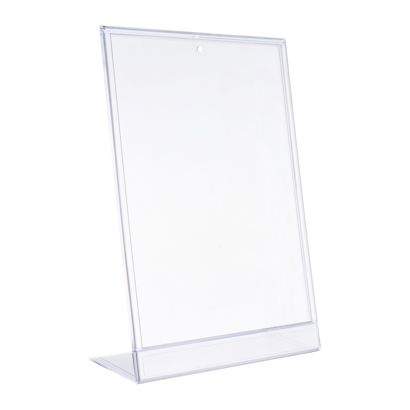 L-Aufsteller, A4, hoch, PS + PVC 