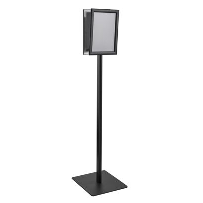 Plakatständer CLASSIC A4 doppelseitig, Klapprahmen schwarz 