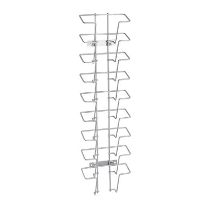 Wandprospekthalter JACKSON aus Draht, Metall, silber A6  | Querformat  | 9 