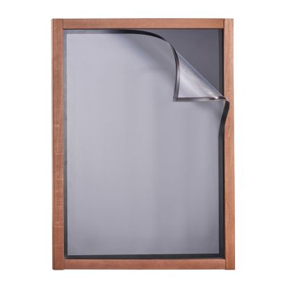 Wandtafel Holz MULTI, mit Kreidetafel und Magnetrahmen A1 59,4 x 84,1 cm