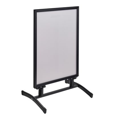 Kundenstopper SPIDER A1, windfest, 32 mm Profil schwarz