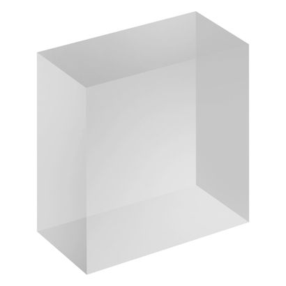 Acrylblock, transparent 50 x 50 x 25 mm