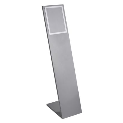 Infoständer A4 PLANAR mit Magnetrahmen silber