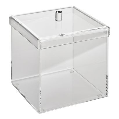 Acrylbox mit Deckel 160 x 160 x 160 mm | Stülpdeckel