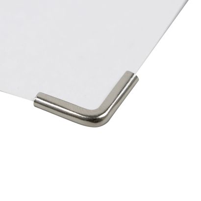 Buchecken Metall C 15 - 15 x 15 mm  | vernickelt 