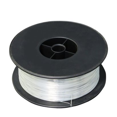 Heftdraht aus Eisen silber  | No. 26 - ⌀ 0,50 mm  | Spule mit ca. 2 kg 
