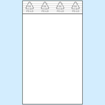 Druckverschlussbeutel, PE-Folie 50 µm | 40 x 60 mm 
