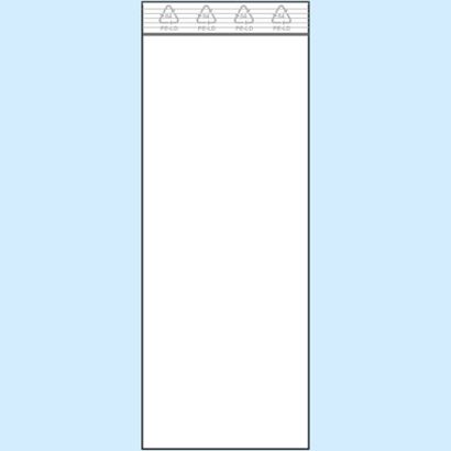 Druckverschlussbeutel, PE-Folie 50 µm | 60 x 160 mm 