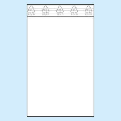 Druckverschlussbeutel, PE-Folie 50 µm | 100 x 150 mm 