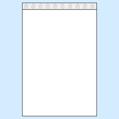 Druckverschlussbeutel, PE-Folie 50 µm | 280 x 400 mm 