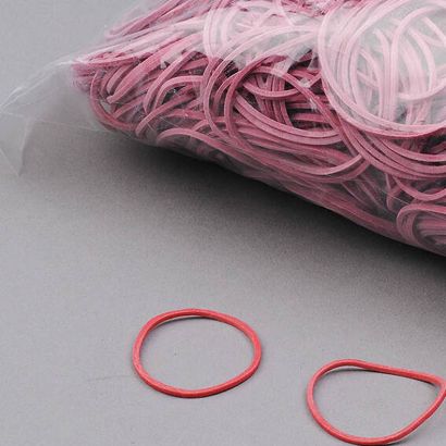 Gummiringe, rot 40 mm | 1 mm