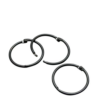 Heftringe Metall 32 mm | schwarz