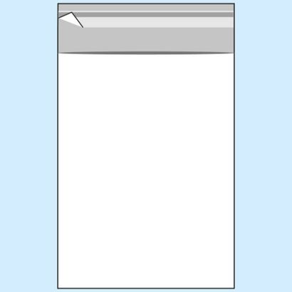 Klappenbeutel, wiederverschließbar, OPP-Folie, transparent 119 x 162 mm - C6 