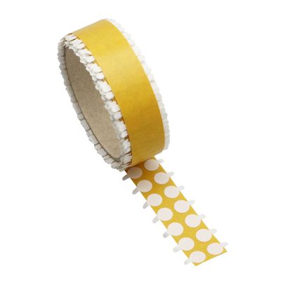 Doppelseitige Papiervlies-Klebepunkte, stark/stark 10 mm | 5000 Stk