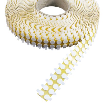 Doppelseitige Schaumklebepunkte, 1 mm dick, stark/stark 25 mm | 2500 Stk