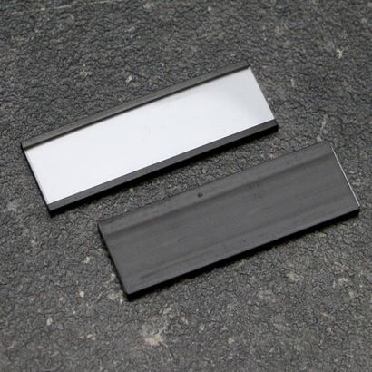Etikettenhalter, C-Profil, magnetisch,  Abschnitte 20 mm | 60 mm | nicht selbstklebend 