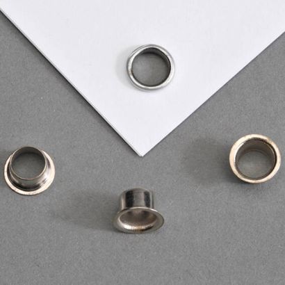 Ösen für Papier Nr. 8E - Ø 5,5mm - L 3,2mm  | vernickelt 