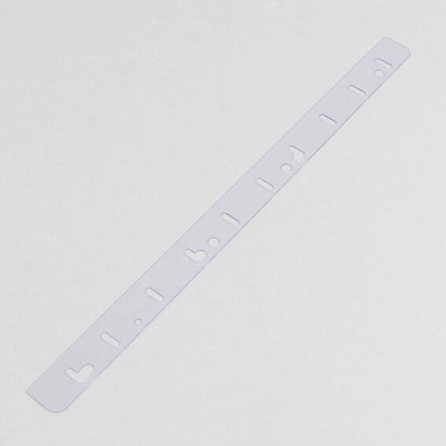 Abheftstreifen für Bindekämme A4, SureBind, 0,5 mm, transparent 