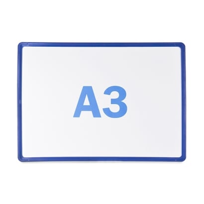 Plakatrahmen, Kunststoff A3 | blau