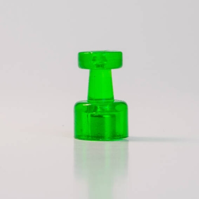 Magnetpins, ø = 10 mm, zu 10 Stück im Set grün