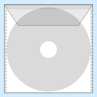 CD-Schutzhüllen mit Klappe 